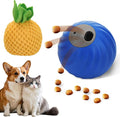Interactive Dog Ball, USB Rechargeable Automatic Moving Dog Toy with Treat Dispenser, 2.87-Inch Washable TPU Puzzle Ball for Small & Medium Dogs, Exercise & Mental Stimulation – Blue