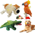 3 Pcs Dog Squeaky Toys, Squeaky Toy for Dog, Puppy Chew Toys to Keep Them Busy Interactive Puppy Toys Stuffed Animal Christmas Pet Plush Toy (Green)