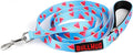 BULLHUG 6 FT Leash With Padded Handle for Bulldogs, French Bulldogs, Pugs & All Breeds - Perfect for Walking, Training Lead (Watermelon)