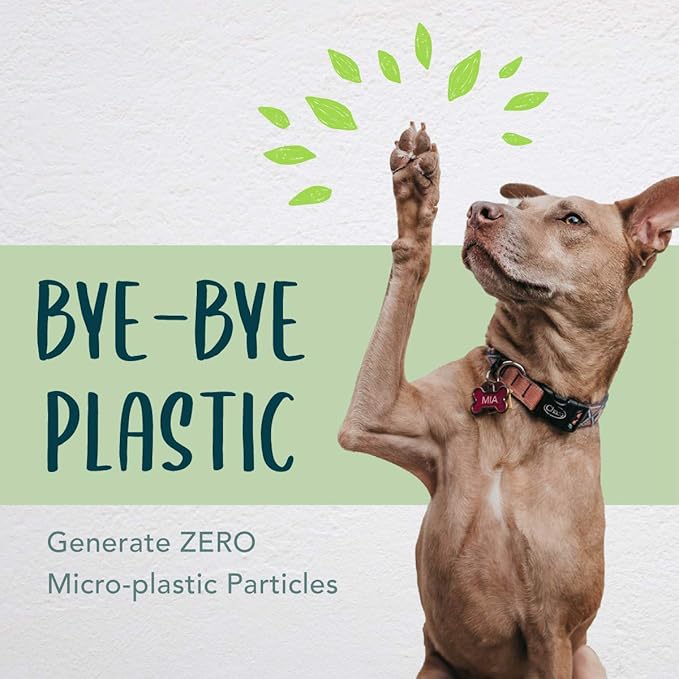 Dog Poop Bag with Holder, Compostable Dog Bags for Poop, Vegetable-Based Doggy Poop Bags, Eco-Friendly, Unscented, Extra Thick and Leak Proof, 120 Counts, 10 Rolls, 9 x 13 Inches