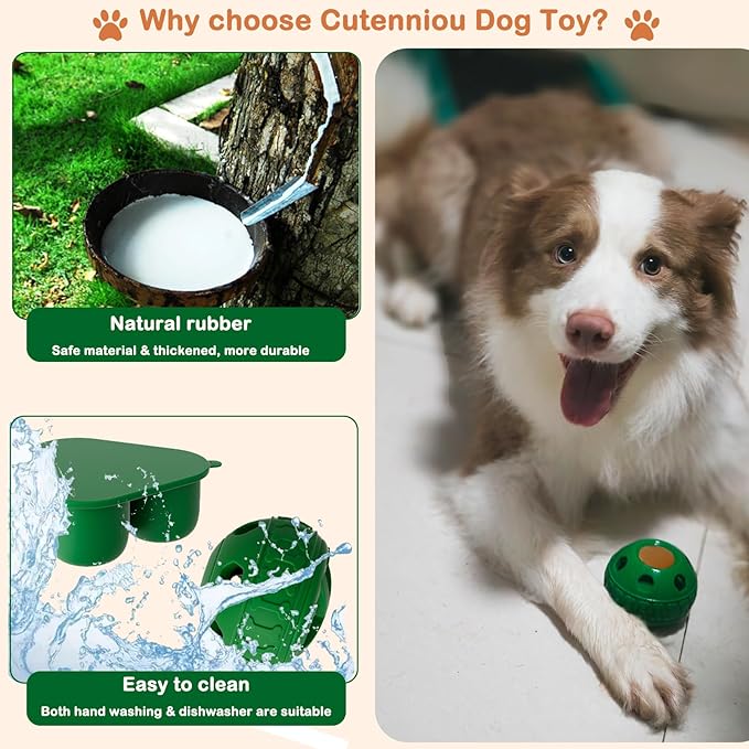 2 in 1 Interactive Dog Toy and Silicone Tray with Lid, Dog Enrichment Toys for Large Dogs 25-75 lbs, Freezable Dogs Chew Toy to Keep Them Busy, Frozen Treat Dispensing for Slow Food Training
