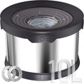 UPSKY Dog Water Bowl No Spill 10L Stainless Steel, 2.6 Gallon Large Capacity Spill-Proof Dog Bowls, Non-Slip Slow Drinking Anti-Splash Bowl for Large Messy Drinkers, No Mess Indoor/Outdoor Use, Black