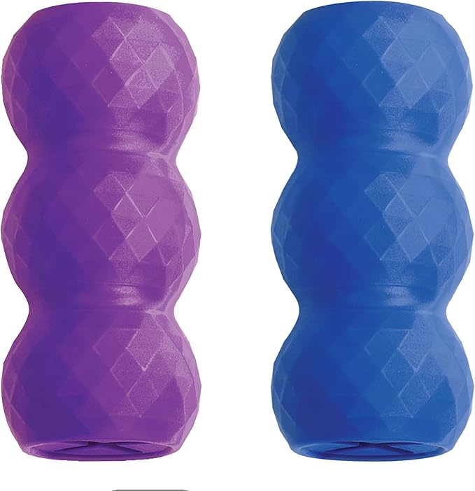 KONG - Genius Mike - Interactive Treat Dispensing Dog Puzzle Toy (Assorted Colors) (Large (2 Pack))