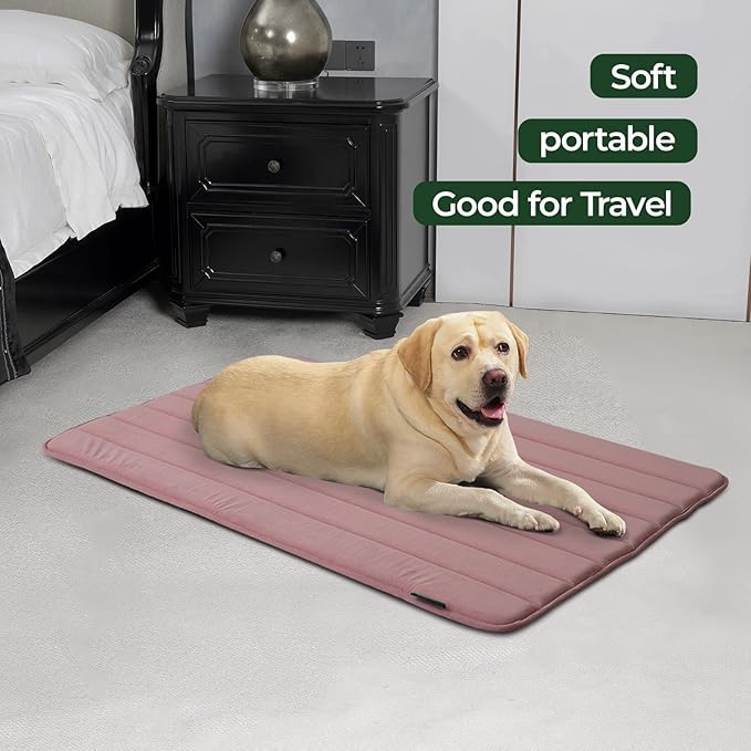 BALANCE Dog Crate Pad, Dog Foam Crate Mat Kennel Pad, Washable Water-Resistant Pet Bed Flat Dogs Cage Mat for XX-Large Dogs