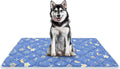 Bubble bear Dog Crate Mat - Ultra Soft, Washable & Anti-Slip Kennel Pad for Small/Medium/Large Dogs, Dark-Hued to Hide Stains (48"x30")