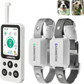 Shock Collar for 2Dogs [CRS01Pro]126 Training Levels, 4 Powerful Modes With 2.8-inch LCD high-definition display100% Safe Training Collar for Large Medium Small Dogs IPX7 Waterproof E Collar