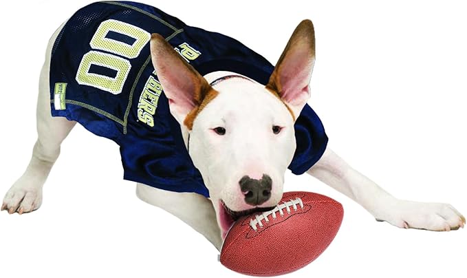 Pets First NCAA College Pittsburgh Panthers Mesh Jersey for DOGS & CATS, X-Large. Licensed Dog Jersey with your Favorite Football/Basketball College Team