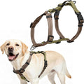 Dog Harness,Adjustable No Pull Dog Harness,Y-Shaped Design,Buckle-Neck Balance Harness with Reflective, Ideal for Dog Training Hiking, Easy Walk Harness,Durable High-Tensile Nylon Blown-L