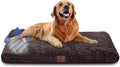 AMERICAN KENNEL CLUB Orthopedic Memory Foam Dog Crate Mat, Egg Crate Foam Cushion, Washable Cover, Non-Slip Base, Eases Joint Pain, Breathable, Durable, 42x27, Brown