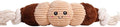 Squeaky Dog Plush Toy, Bakery Bite_Stick Collection, 12", for Various Sized Dogs (Croissant, Large)
