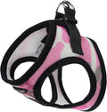 Bark Appeal Pink Camo Step-in Dog Harness for Large to Extra Large Sized Pets – Updated Sizing, Re-Measuring is Essential – Soft Vest Harness – Anti-Choke with Adjustable Strap & Heavy Duty Clip – XL