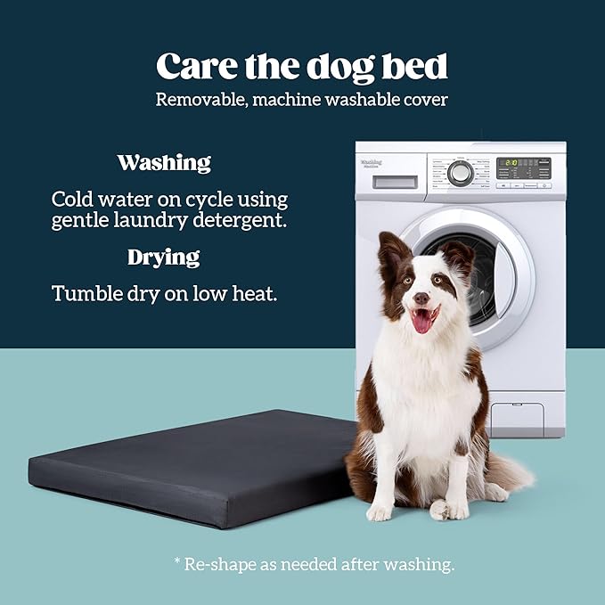 Cybarmour Chew Proof Dog Bed - Orthopedic Indestructible Dog Crate Pad - Outdoor Waterproof Kennel Mat for Aggressive Chewers - Small Breeds & Fits 24-Inch Crate - 23"x16", Black
