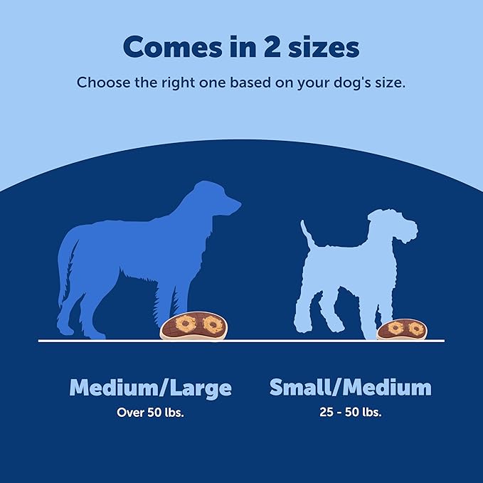 PetSafe Busy Buddy Slab o’ Sirloin Dog Toys – Treat Ring Holding Chew Toy – BPA Free Rubber – Beef Scented – Interactive Pet Puzzle for Boredom or Separation Anxiety – Small to Large Dogs