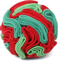 Snuffle Ball for Dogs - Interactive Dog Toys to Keep Them Busy, Dog Puzzle Toy with Soft Fabric for Small, Medium, Large Dogs Daily Companionship, Training Reward Gift