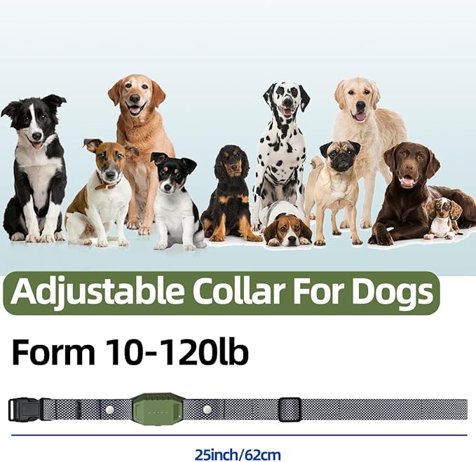Shock Collar with Remote Control for Dogs, IP67 Waterproof Collar with Beep, Vibration, Safe Shock, Keypad Lock, Shock Collar for Dogs E-Collars for Large Medium Small Dog (10-120Lbs)