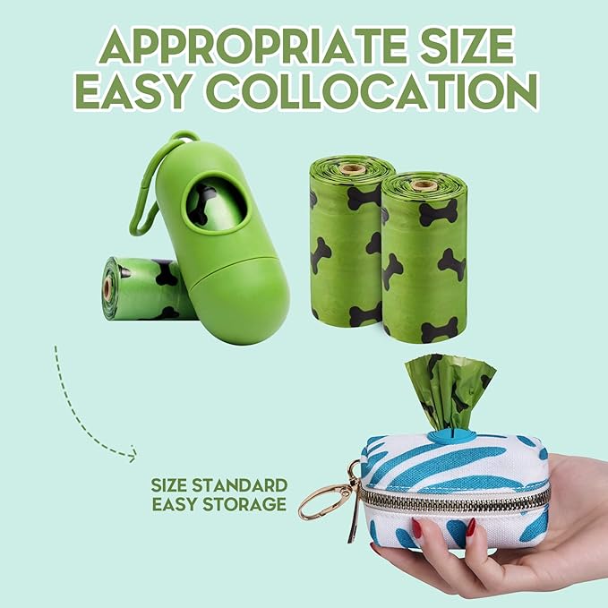 Scented Dog Poop Bag 270 Counts 18 Rolls 9x13 Inches Dog Waste Bags, Extra Thick and Strong Poop Bags for Dogs,Large Pet Waste Bags for Doggy