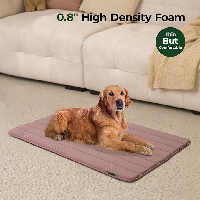 BALANCE Dog Crate Pad, Dog Foam Crate Mat Kennel Pad, Washable Water-Resistant Pet Bed Flat Dogs Cage Mat for XX-Large Dogs