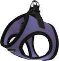 Bark Appeal Lavender Step-in Dog Harness for Small to Medium Sized Pets – Updated Sizing, Re-Measuring is Essential – Soft Vest Harness – Anti-Choke with Adjustable Strap & Heavy Duty Clip – M
