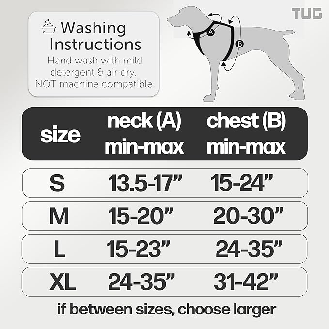 TUG Grab Dog Harness | Integrated Traffic Leash Magnetically Attached for Quick Control (Large/Green)