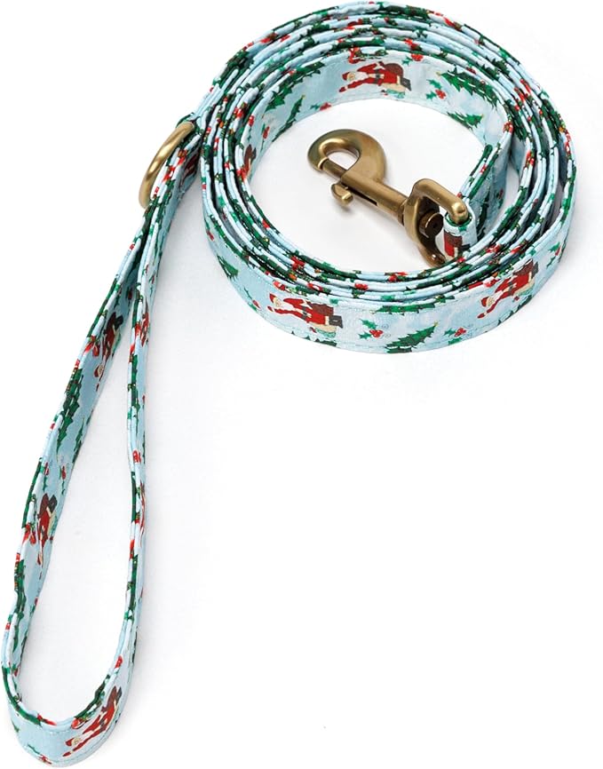 Organic Cotton Dog Leash for Small,Medium and Large Breed,Brass Hardware Pet Leash for Walking,Running and Training 6FT