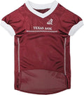 Pets First NCAA College Texas A&M Aggies Mesh Jersey for DOGS & CATS, Medium. Licensed Dog Jersey with your Favorite Football/Basketball College Team