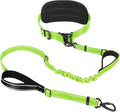 Hands Free Dog Leash, Waist Bungee Leash for Large Dogs, 6-8ft Adjustable Heavy Duty Leashs(50-120 lbs)