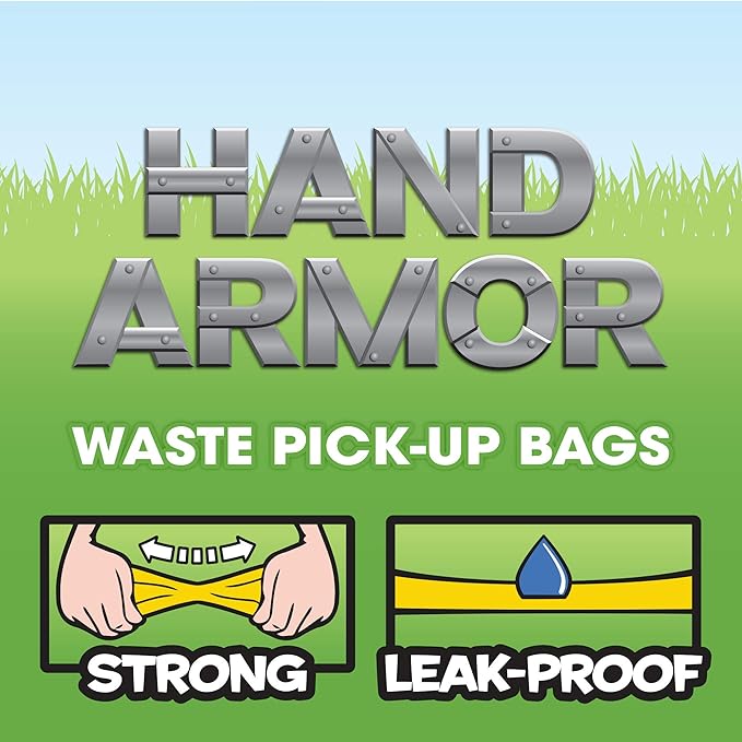 Bags on Board Dog PoopBags - Extra Thick Waste PickupBags with Easy Tie Handles - Easy Dispensing Drawer Pack - 200 Count (Pack of 4)