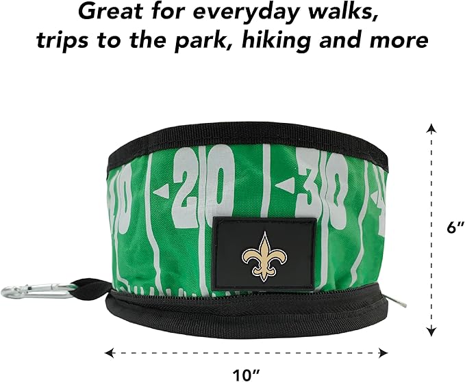 Pets First NFL Collapsible Pet Bowl