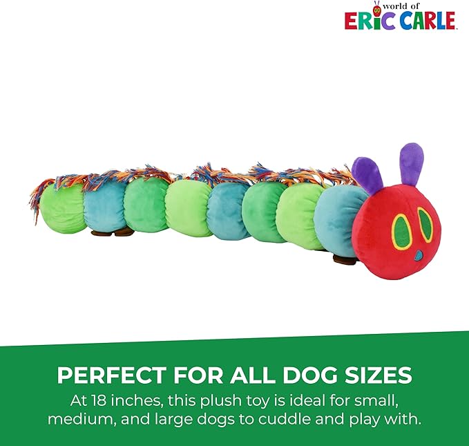 Multipet Very Hungry Caterpillar 18" Plush Dog Toy