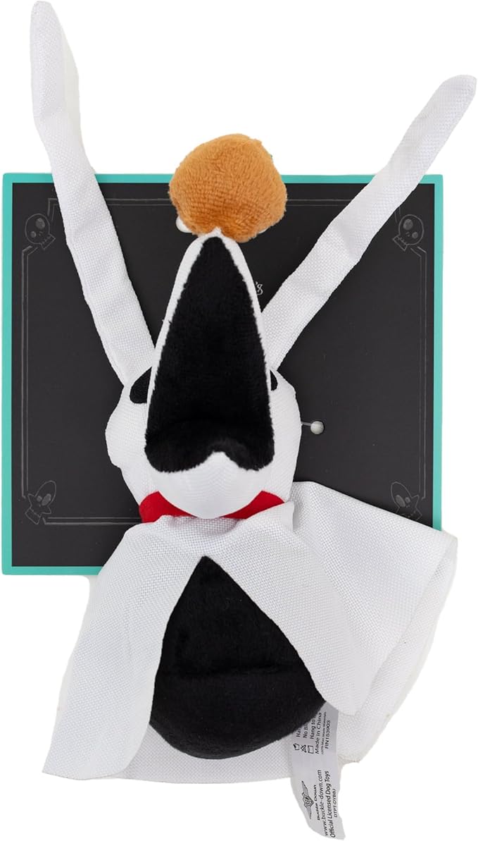 Buckle-Down Disney Dog Toy, The Nightmare Before Christmas Zero Pose Pet Toy, Ballistic Nylon Plush
