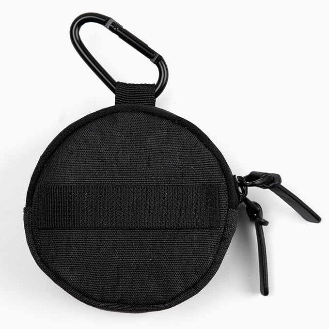 Cleverpup Snackpack Double Insulated Dog Treat Pouch – 1.5 Cup Capacity, 2 BPA-Free Waterproof Zipper Pockets, Carabiner for Belt/Leash – Compact Training & Travel Bag – Graphite