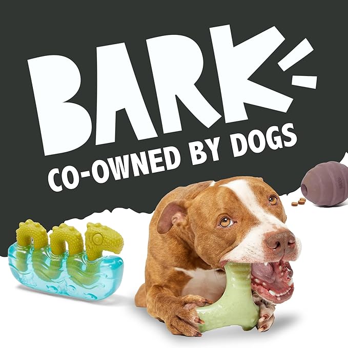 Barkbox Aurora Beast Super Chewer Dog Toy for Aggressive Chewers, Durable Natural Rubber with Soft Exterior Built for Tough Play and Long-Lasting Fun