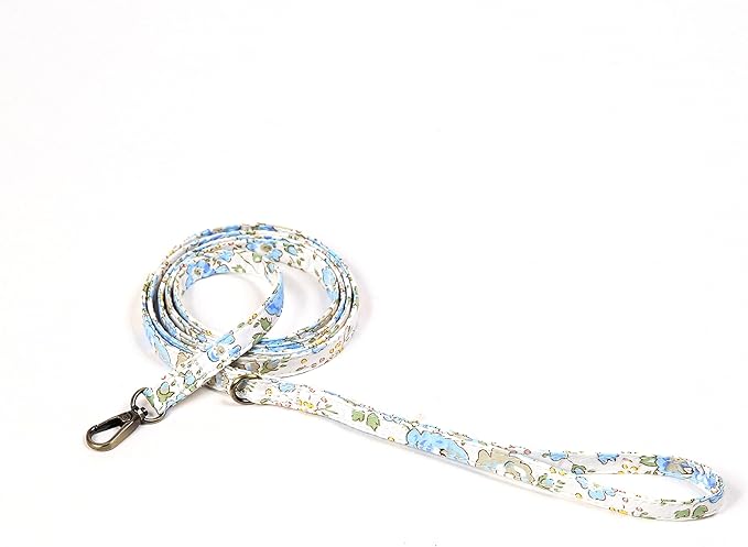 Organic Cotton Dog Leash for Small,Medium and Large Breed,Brass Hardware Pet Leash for Walking,Running and Training 6FT