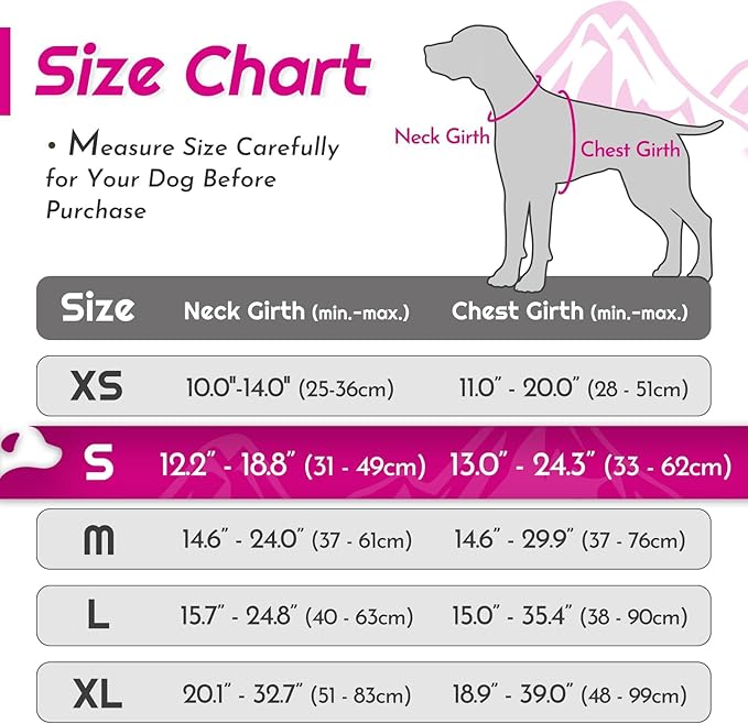 Eagloo Dog Harness Small Sized Dog, No Pull Service Vest with Reflective Strips and Control Handle, Adjustable and Comfortable for Walking, No Choke Pet Harness with 2 Metal Rings, Rose Red, S