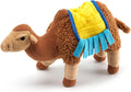 Dog Toys Plush with Squeaky & Treat Hiding Features - Mental Stimulation Enrichment Toy for Large Breed Dogs - Machine Washable Slow Feeder to Keep Dogs Busy，Sahara Camel