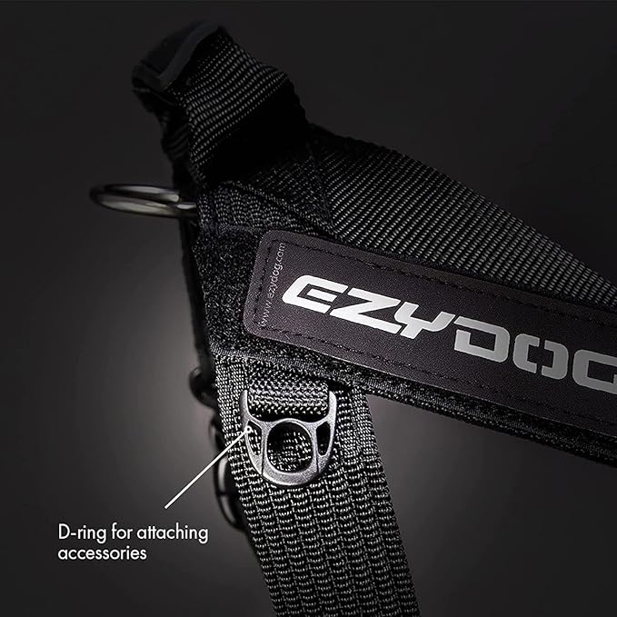 EzyDog Express Dog Harness - Adjustable Dog Harness for Large, Medium, and Small Dogs with Padded Ergonomic Anti-Chafing Design, Grip Handle, & Easy Side Buckle (Green Camo, XS)