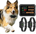Wireless Fence for 3 Dogs Radar Wireless Dog Fence, 10–120ft Adjustable Boundary, IPX7 Waterproof Dog Collar, Beep/Vibration/Shock Collar, Dog Fence Outdoor for Yard (2 Collars)