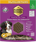 Yummy Combs Dog Dental Treats – Vet VOHC Approved – Delicious Chicken Protein – Removes Tartar with Cleaning Comb Shape – Dental Dog Treats for Large Dogs (24oz, 18 Count)