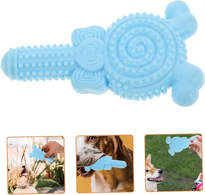 NOLITOY Puppy Chewing Toy Lollipop Design Interactive Cartoon Dog Chew Toy for Dogs Material Funny and Engaging Puppy Supply Gentle