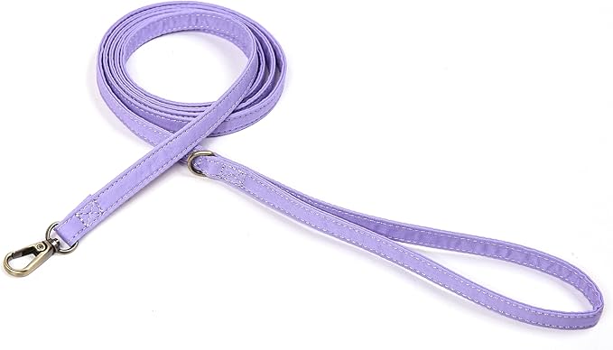 Organic Cotton Dog Leash for Small,Medium and Large Breed,Brass Hardware Pet Leash for Walking,Running and Training 6FT