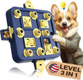KADTC Interactive Dog Chess Puzzle Toy – 3-in-1 Treat Puzzles Game & Boredom Buster Puppy Enrichment Toys for Brain Stimulation (Small/Medium/Large Dogs)