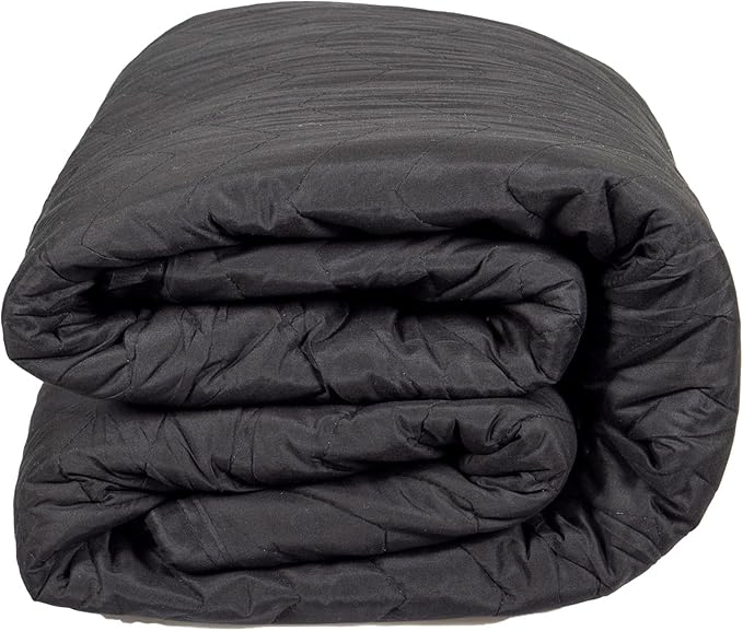 US Cargo Control Sound Dampening Blanket with Grommets 80" x 72", Large Acoustic Blanket for Wall Hanging, Windows & Curtains, Machine Washable, 9 LBS