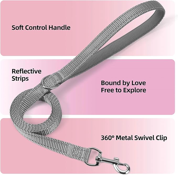 Sparkly Dog Harness Small Sized and Leash Set for Small Dogs Cats,Pink S Puppy Harness, Step in Soft Dog Reflective Vest, Breathable Mesh Pet Harness. (Pink, S)