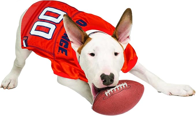 Pets First NCAA College Syracuse Orange Mesh Jersey for DOGS & CATS, XX-Large. Licensed Dog Jersey with your Favorite Football/Basketball College Team