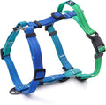 Roses&Poetry Dog Harness Small Sized Dog, 6 Point Adjustable Fit No Pull Harness with Handle for Control and Easy Walking, Reflective Pet Halter Harnesses（Bluegreen-S）