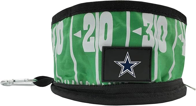 Pets First NFL Collapsible Pet Bowl