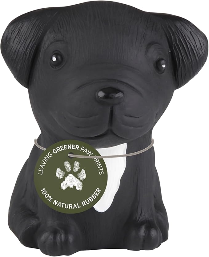 Hevea French Bulldog Breed Collection Dog Chew Toy - Natural Rubber Teething Toy for Puppies, Small, Medium and Large Dogs - Sore Gum Relief & Keeps Dogs Busy