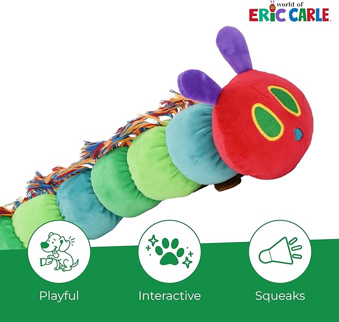 Multipet Very Hungry Caterpillar 18" Plush Dog Toy