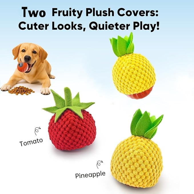 Zoomie 2.0 Buddy, Interactive Dog Toys, Treat Dispensing Dog Puzzle Toy for Small, Medium, Large – Dogs, Enrichment Toys Fun Toys to Keep Them Busy Indoors or Outdoors (Orange)