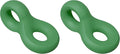 Ubbi Chomp Toy for Medium to Large Dog Breeds, Durable Natural Rubber, Green (Pack of 2)